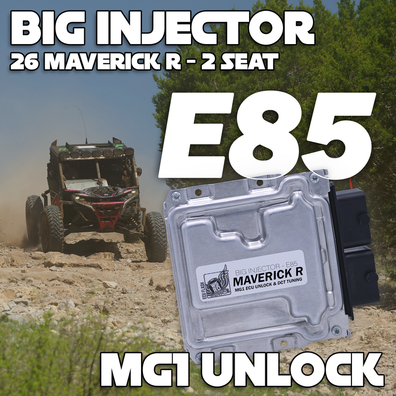 WSRD Big Injector MG1 ECU Unlock & DCT Transmission Tuning | 2026 Maverick R - 2 Seat (274-355HP)