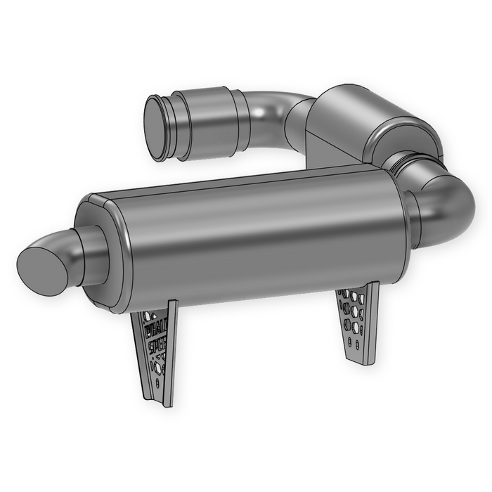 WSRD Turbo-Back Side Exit Exhaust System | Can-Am X3