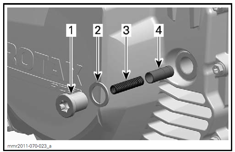 BRP Oil Pressure Regulator Plug